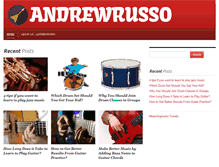 Tablet Screenshot of andrewrusso.net